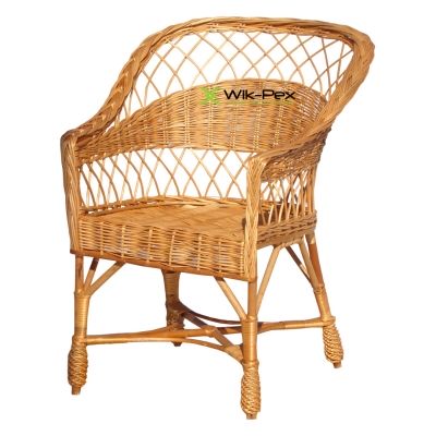 Krzesło wiklinowe fotel do ogrodu lub salonu Relaks