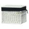 Kufry wiklinowe białe 50 cm. Kosze na pranie z wikliny Wik-Pex