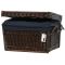 Kufry z wikliny skrzynie wiklinowe ozdobne 68 L